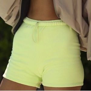 Joah Brown Fitted Sweat Shorts